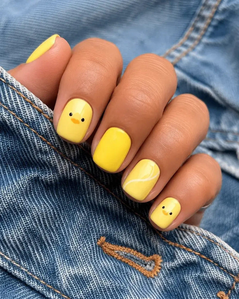 Butter Yellow Nail Polish for Cute Chick Nail Art - фото 6