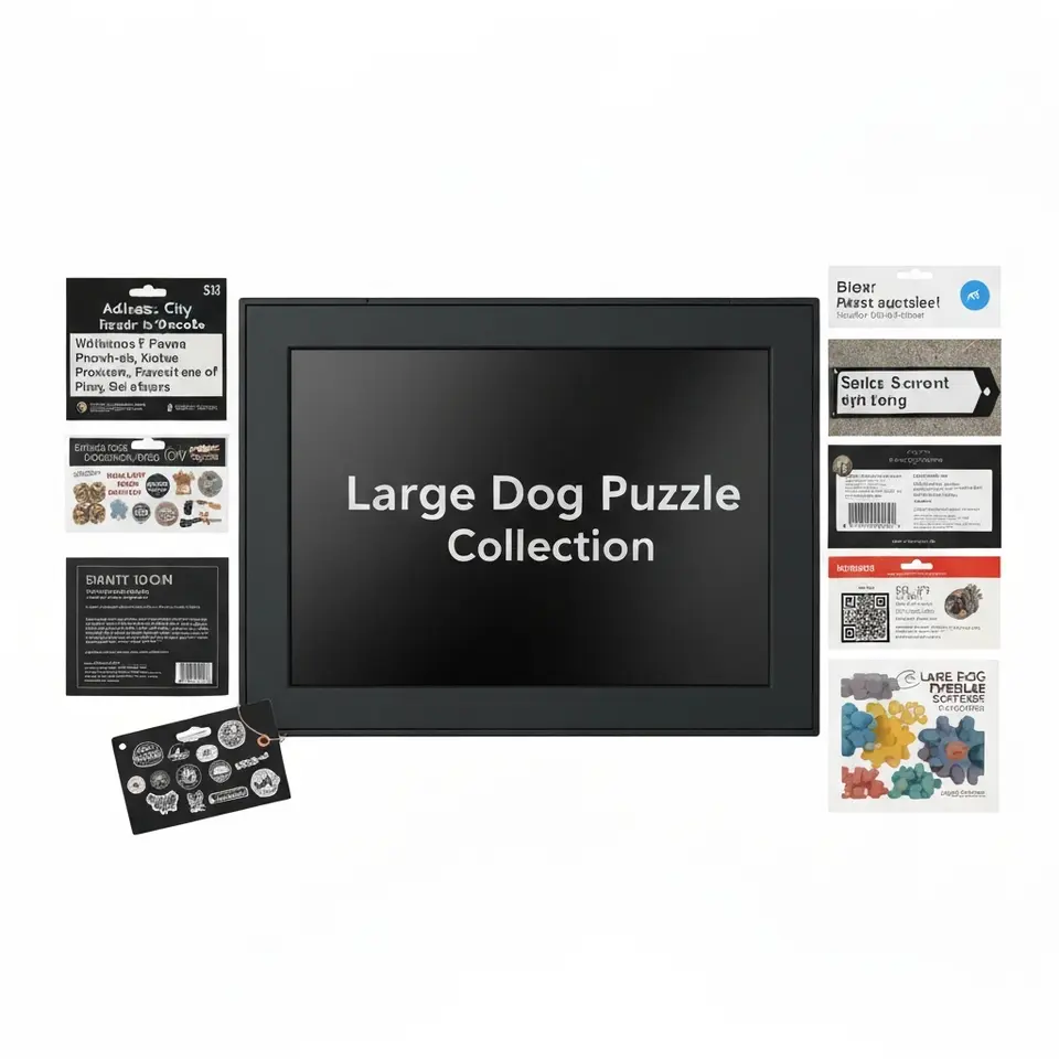 Large Dog Puzzle Toy Collection, Clean and Ready - фото 1