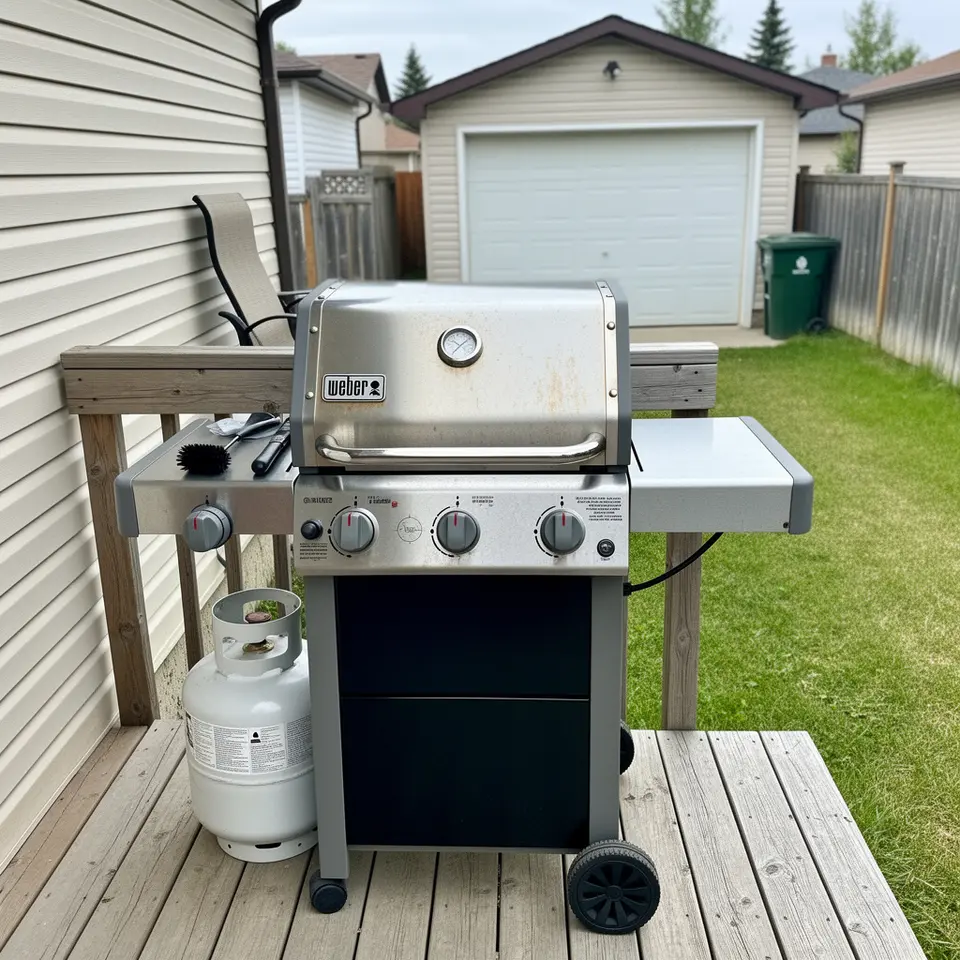 Weber propane BBQ - clean home item, pickup in Montreal - фото 1