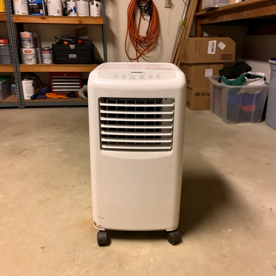 White Portable AC Unit, Used One Summer, Moving Sale e86a-2 - фото 1