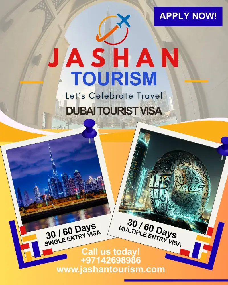 Jashan Tourism : Dubai Tourist Visa - фото 1