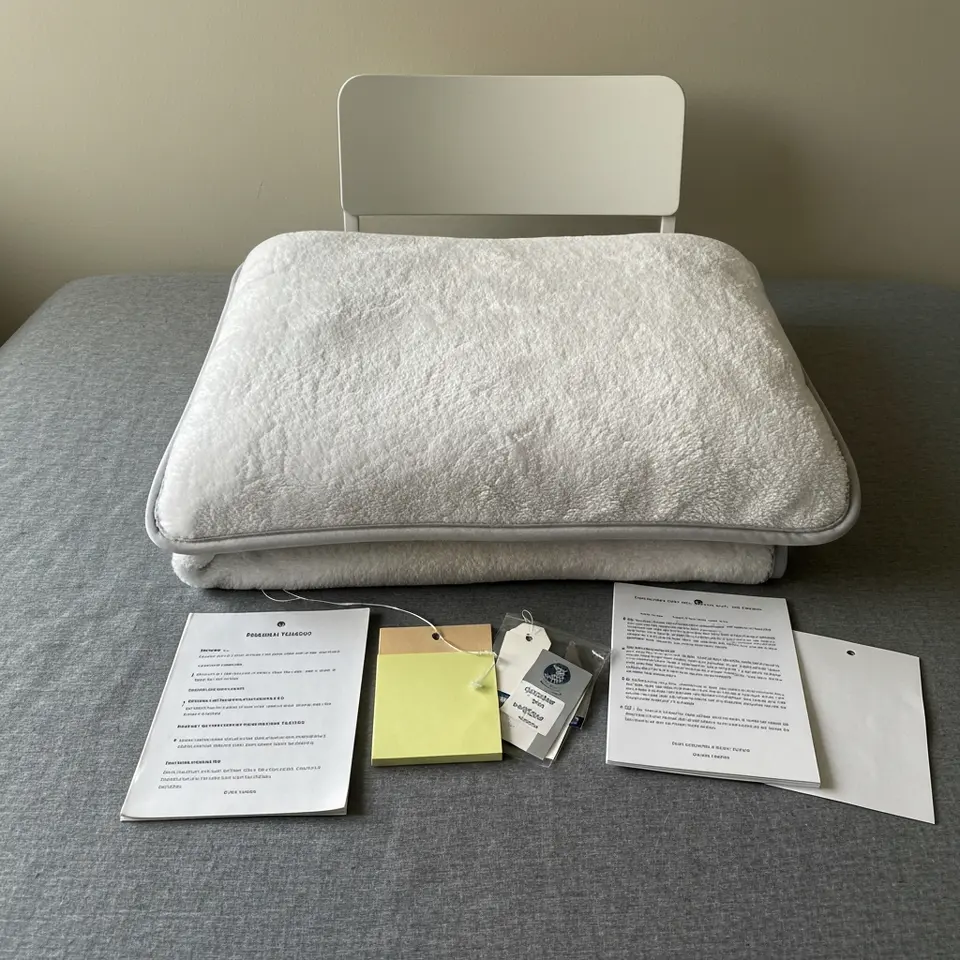 Heated Fleece Throw with Auto Shutoff - фото 1