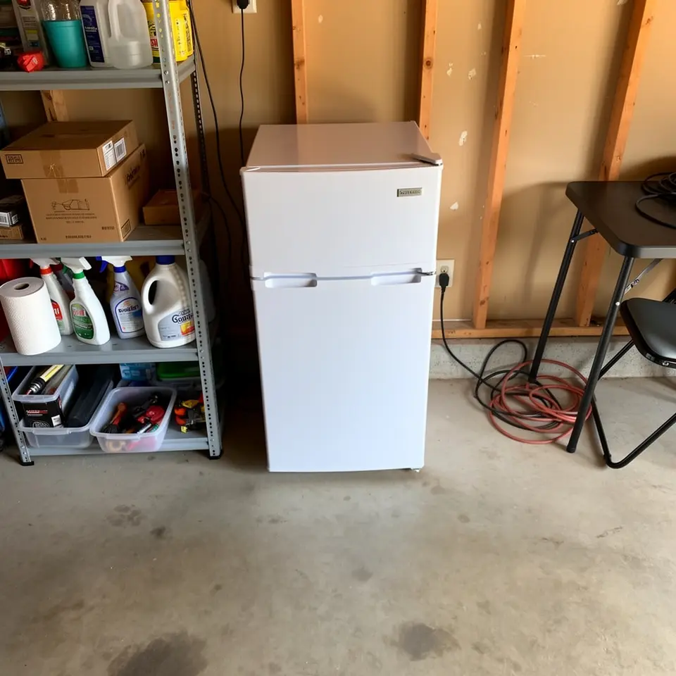 Small Fridge with Freezer Compartment, Priced To Sell - фото 1