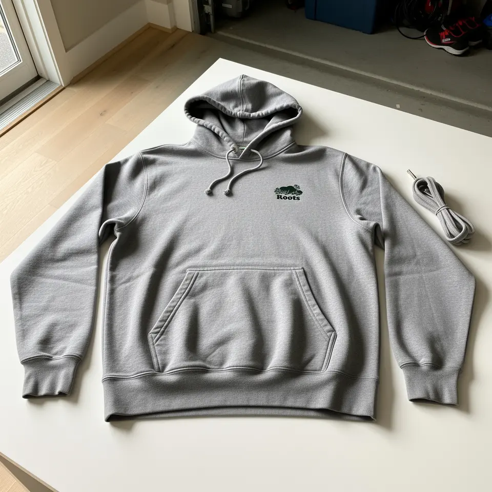 Roots hoodie men's medium, gently used and ready for pickup in Quebec City - фото 1