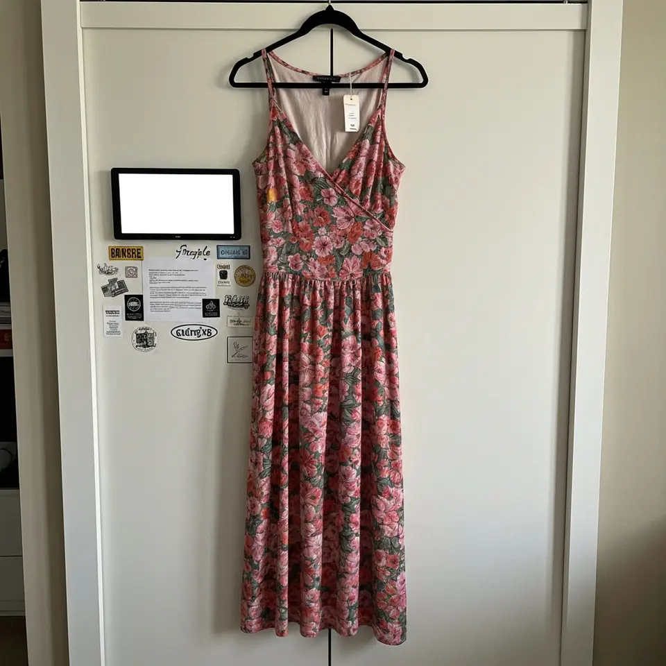 Free People Floral Maxi Dress, Size Small, Light Wear - фото 1