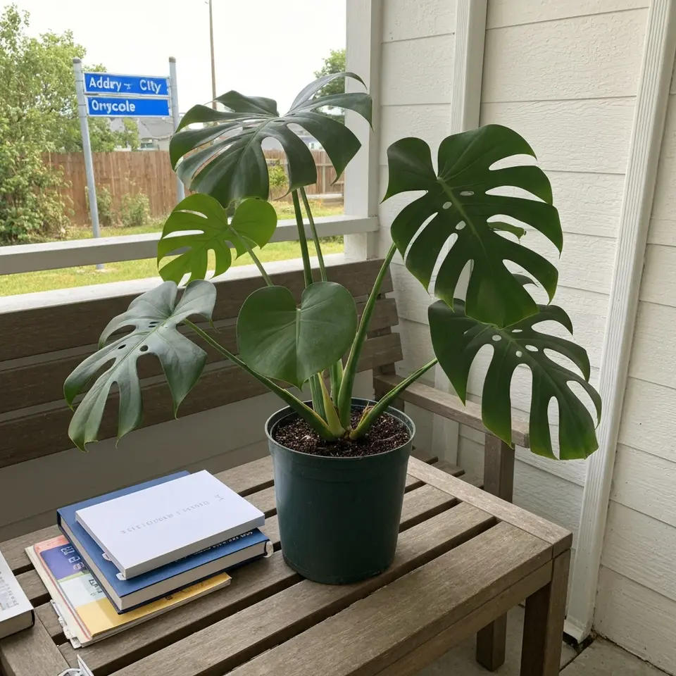 Mature Monstera Deliciosa in 10 Inch Pot - фото 1