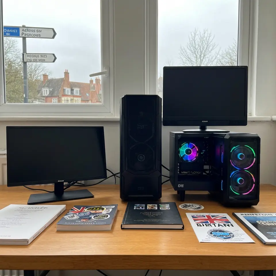 Refurbished starter gaming PC with monitor option, clean and working - фото 1