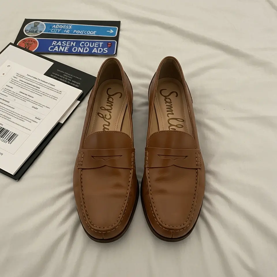 Closet Cleanout: Sam Edelman Leather Loafers, Size 9 - фото 1