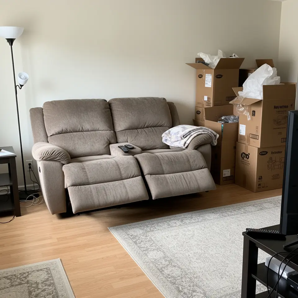 Reclining Couch, Works Fine - фото 1