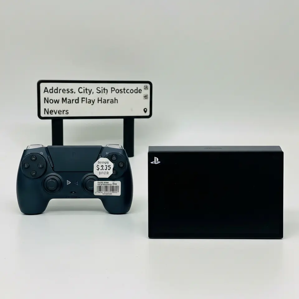 PS5 DualSense controller and charging dock, ready to collect - фото 1