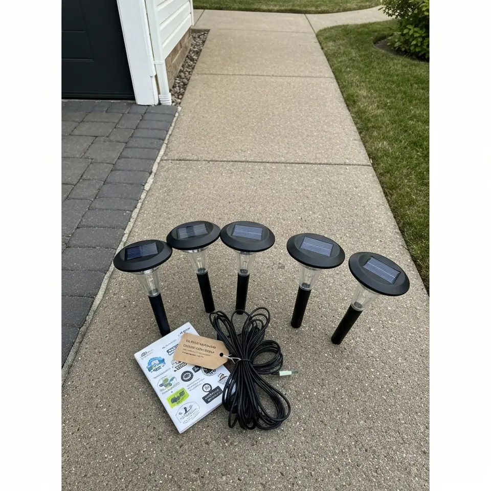 Solar Pathway Lights Set of Twelve, Local Pickup - фото 1