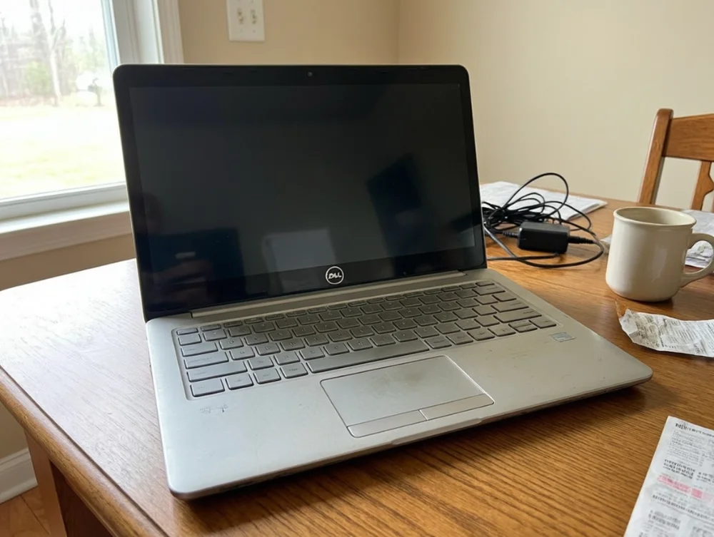 Dell Laptop with Charger - фото 1