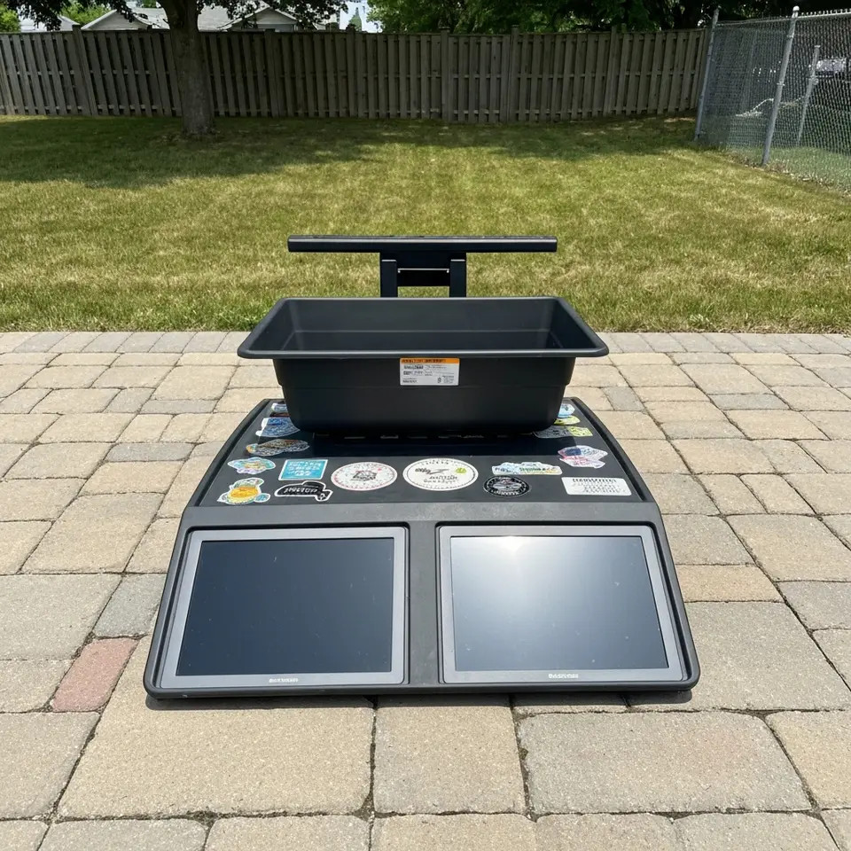 Deck storage box, yard clean-out - фото 1