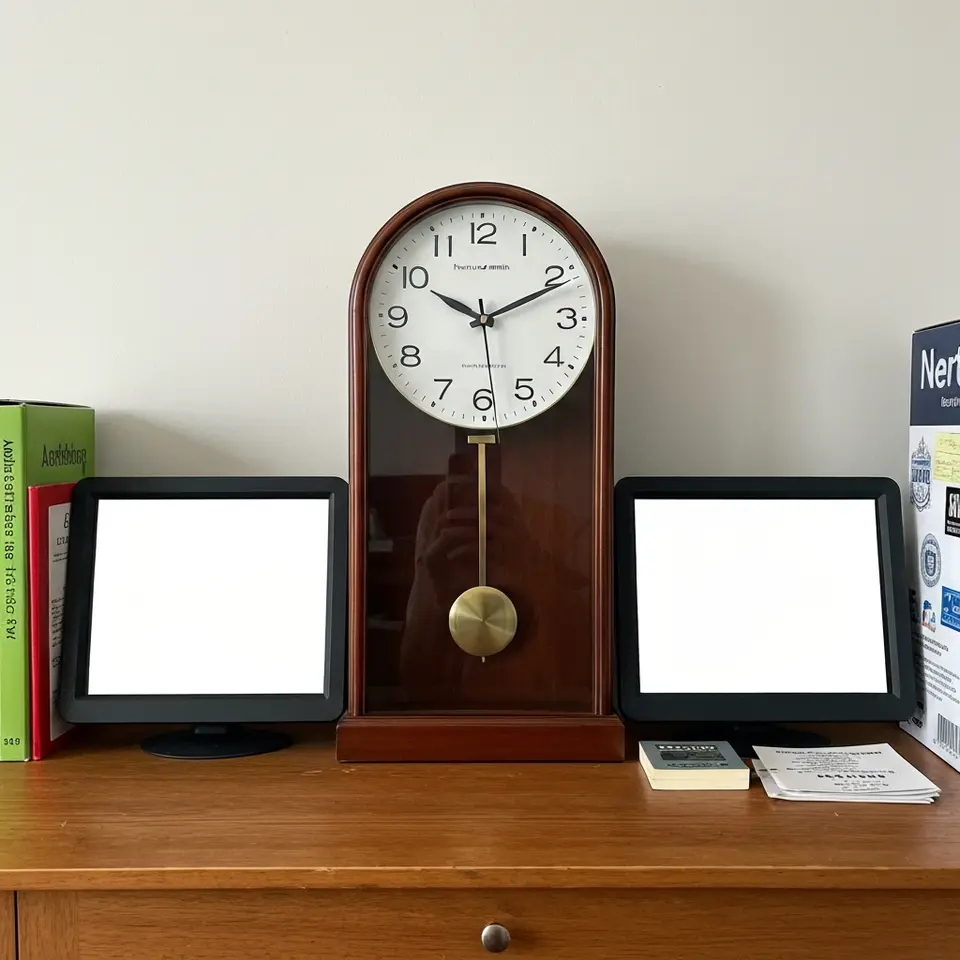 Howard Miller Wall Clock with Pendulum - фото 1