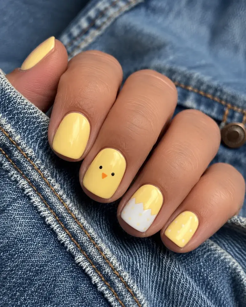 Butter Yellow Nail Polish for Cute Chick Nail Art - фото 3