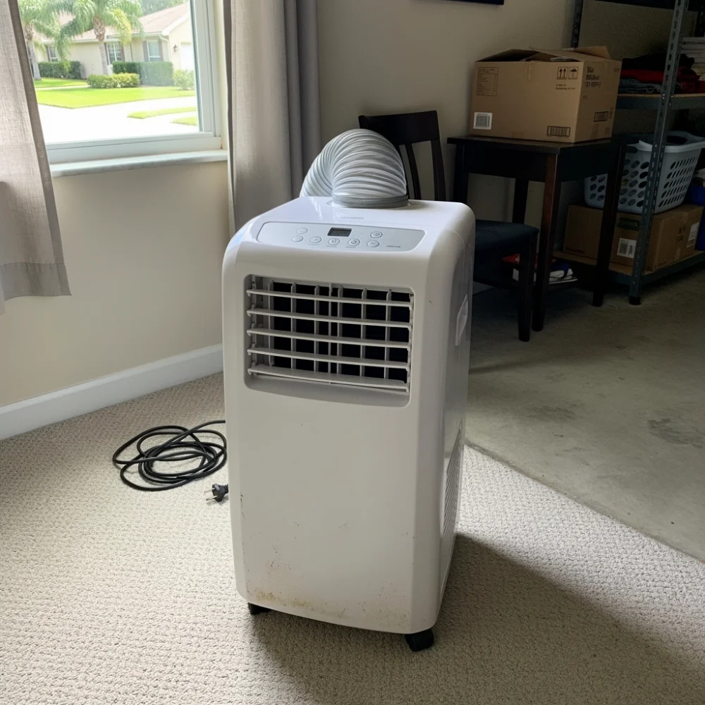 Portable AC Unit 10,000 BTU, Works Well - фото 1