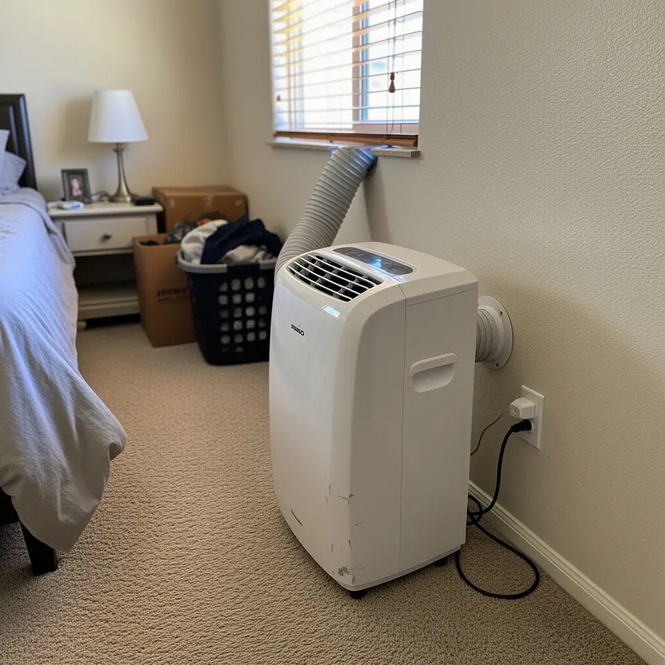 Compact Portable AC for Bedroom or Apartment, Light Use - фото 1