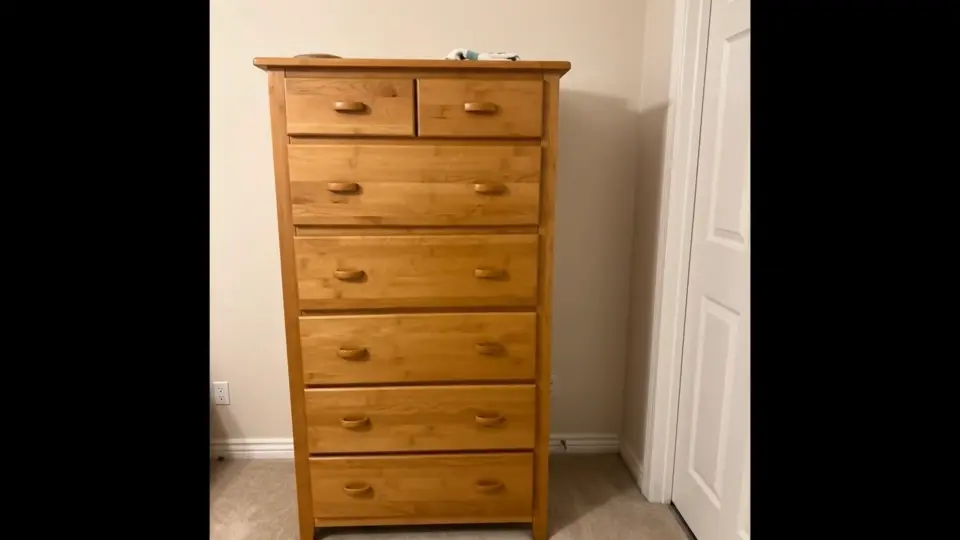 Clean Tall Dresser with Plenty of Storage - фото 1