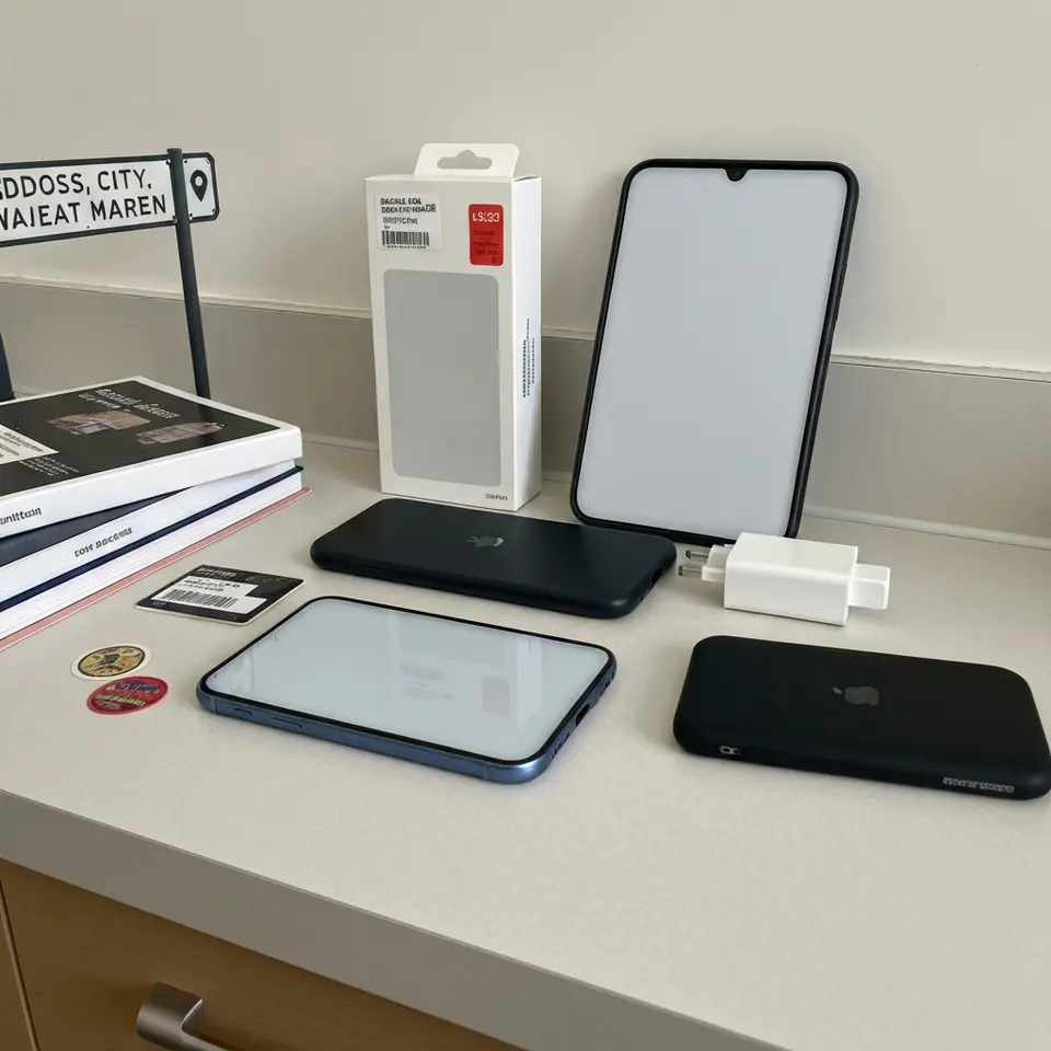 Phone tripod, ring light and holder kit, clean and working - фото 1