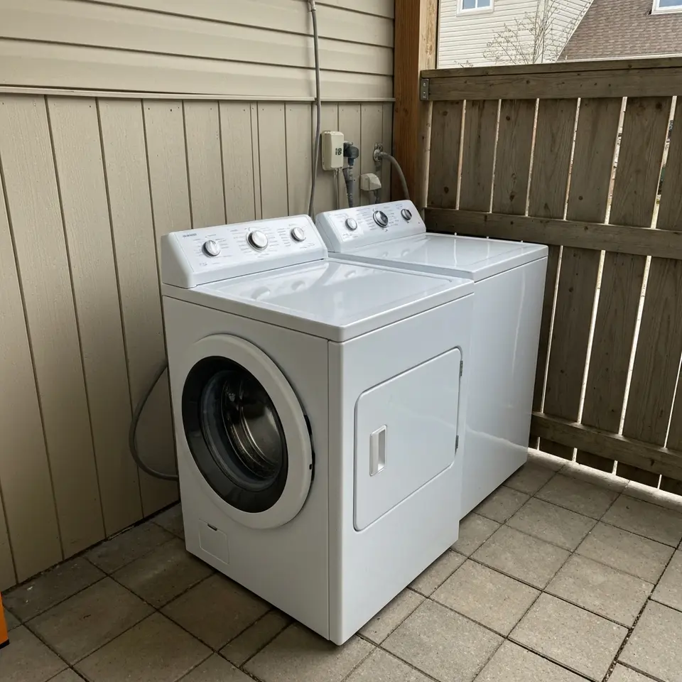 Washer dryer pair, good working order - фото 1