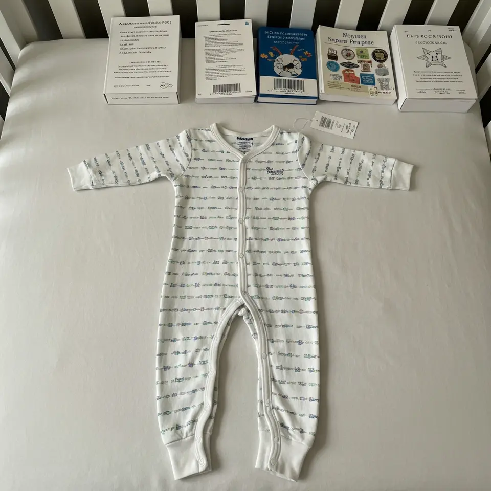 Organic Cotton Newborn Sleeper Set 10 Pieces - фото 1