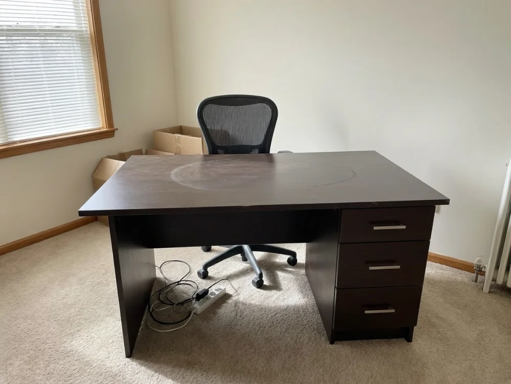 Office Desk with 3 Drawers - фото 1