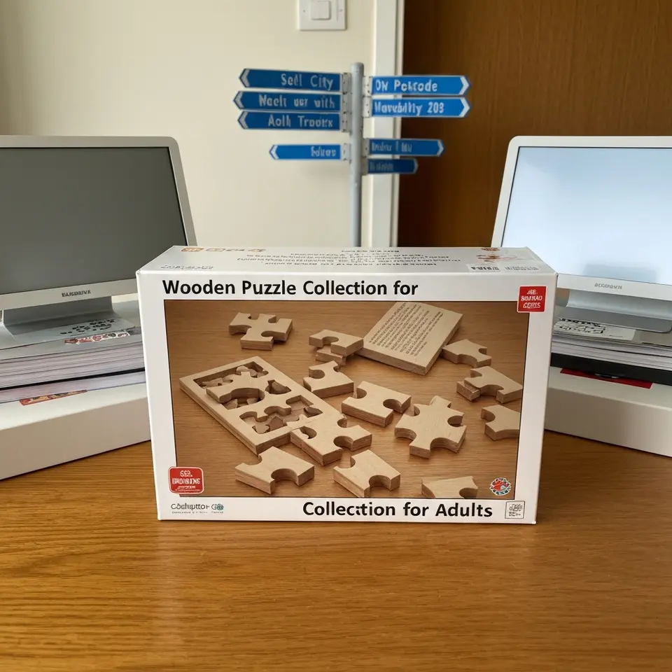 Wooden Puzzle Collection for Adults, Playroom Cleanout - фото 1