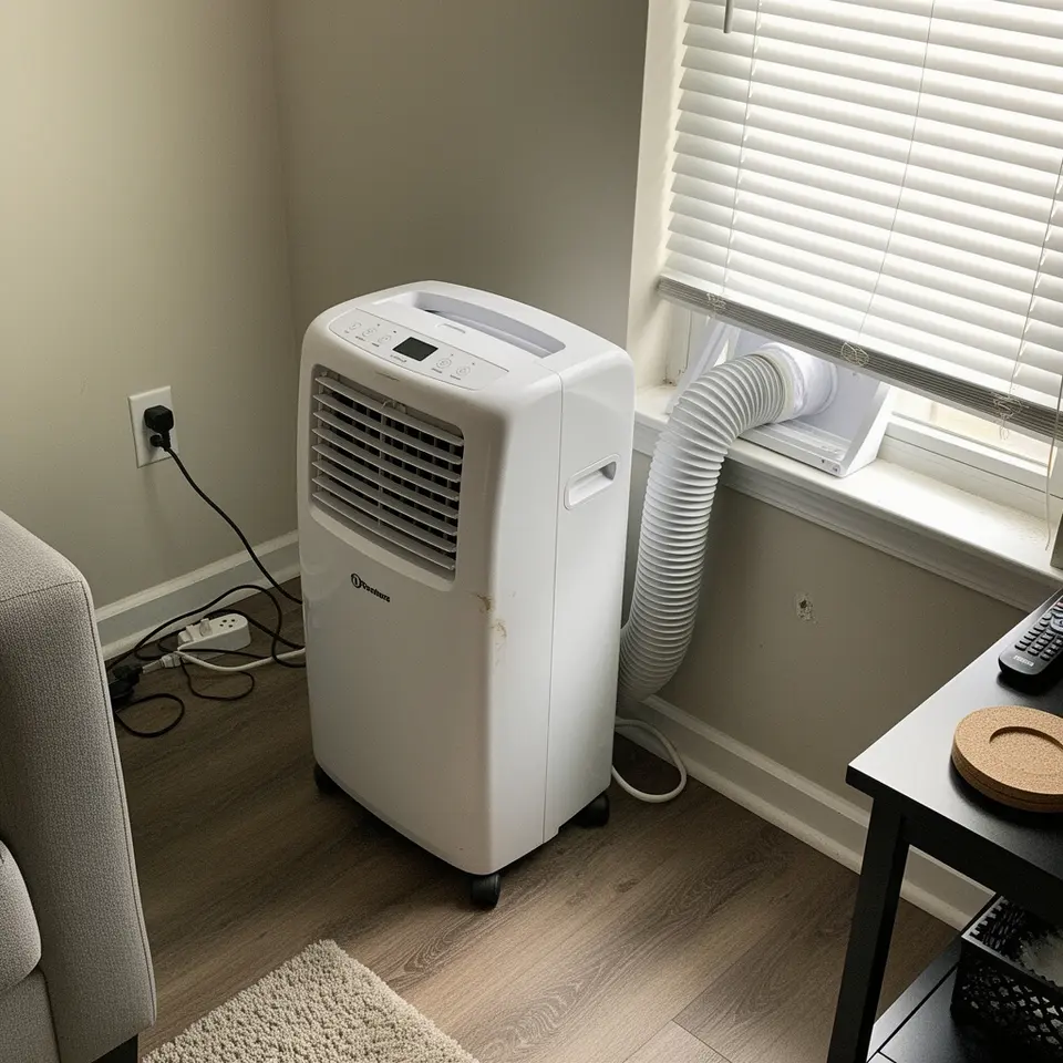 Compact Portable AC for Bedroom or Apartment, Light Use 6da2-2 - фото 1
