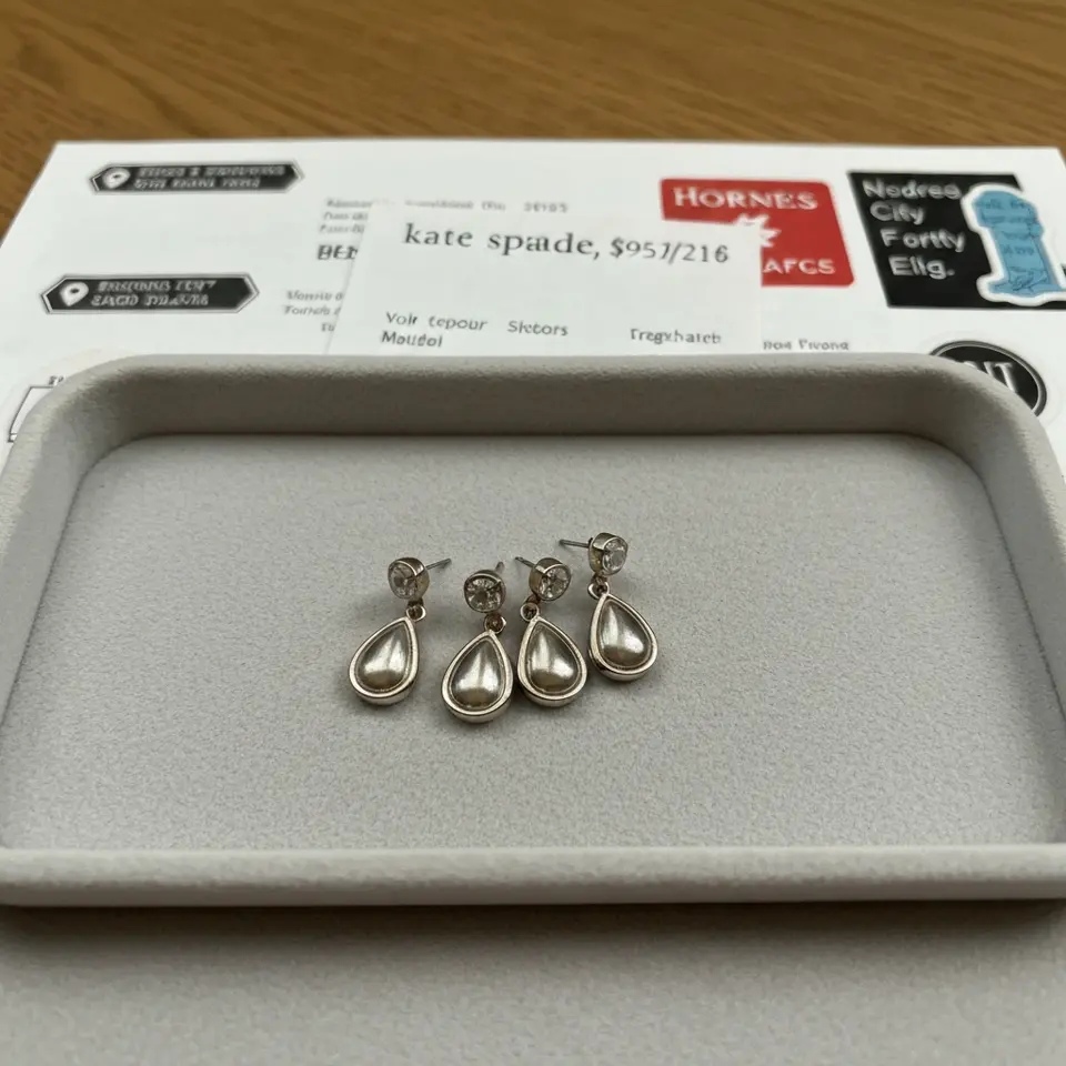 Kate Spade Stud and Drop Earring Set - фото 1