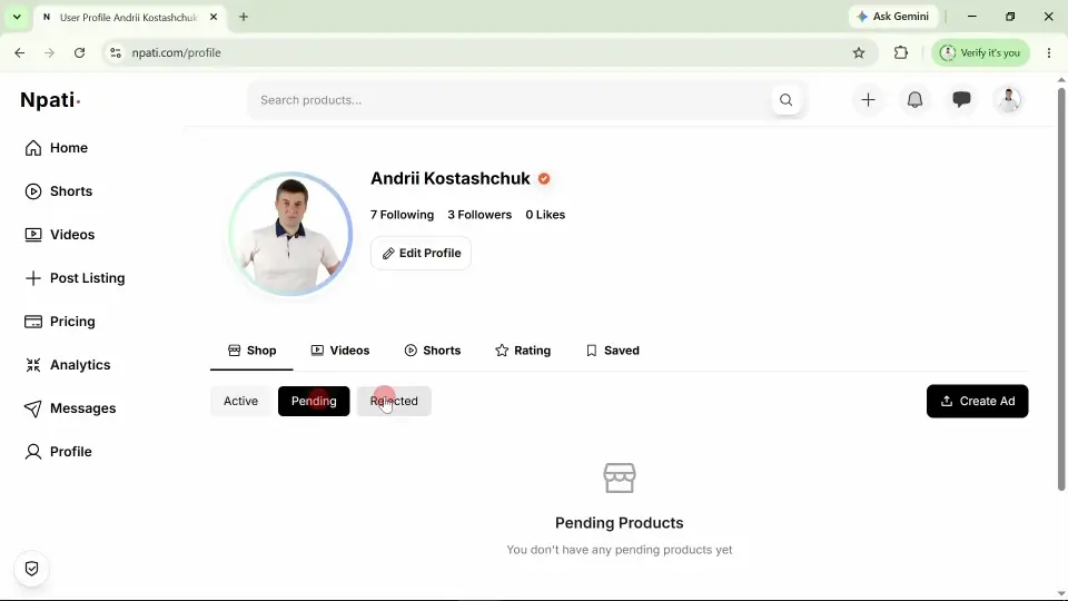 How to Create a Listing on Npati - фото 1