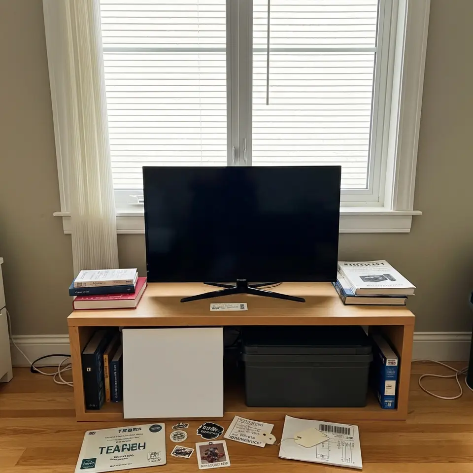 Samsung 55 inch 4K Smart TV, tech clean-out - фото 1