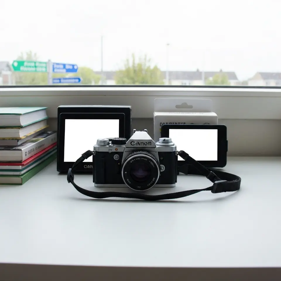 Canon AE-1 35mm Film Camera Body with Strap - фото 1