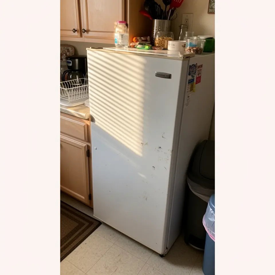 Small Refrigerator, Good for Dorm or Office, Pickup Only 5422-2 - фото 1