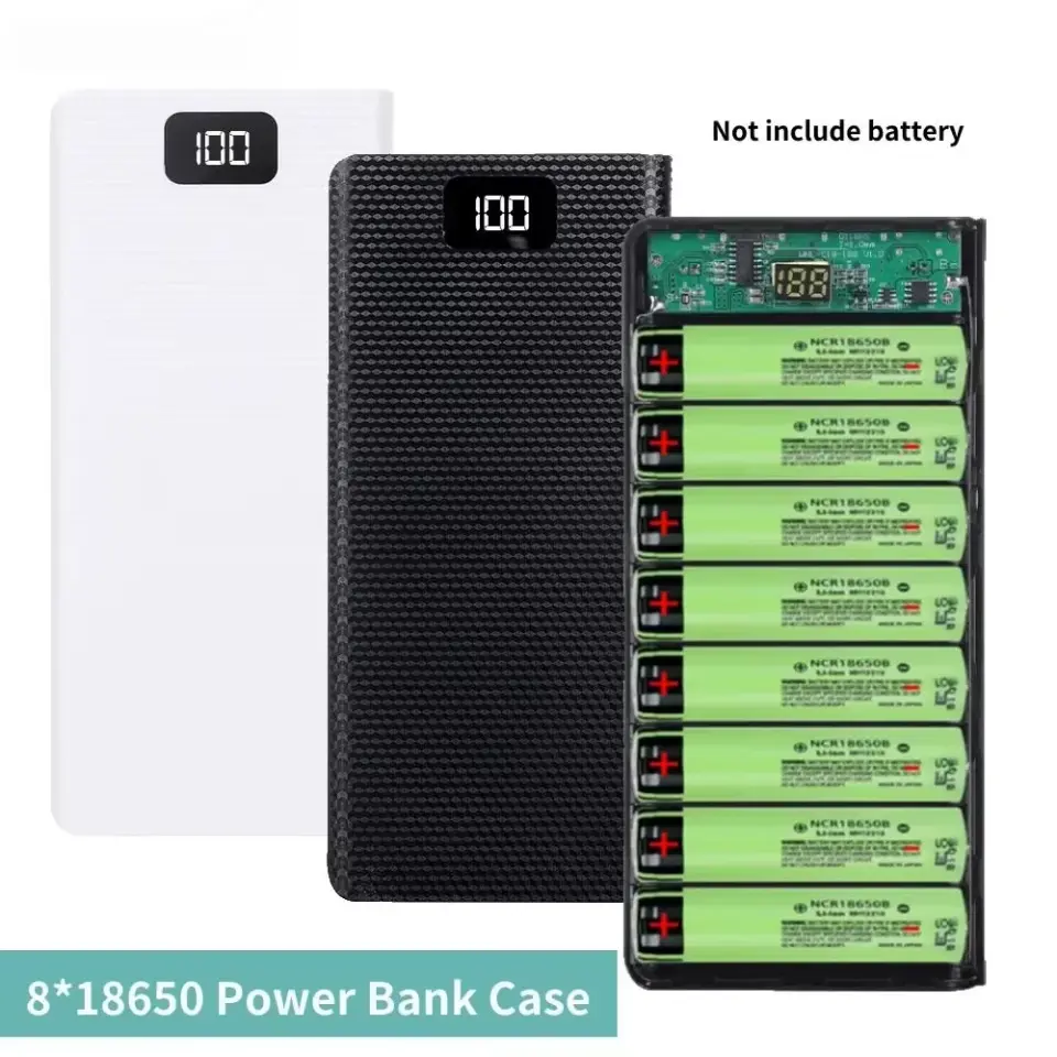 Набор для сборки Power Bank на 8×18650 с быстрой зарядкой - фото 1