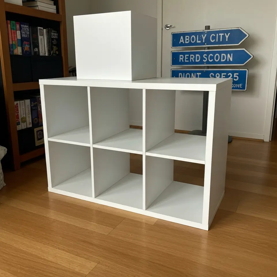 White Cube Storage Organizer, 12 Compartments, Local Pickup - фото 1