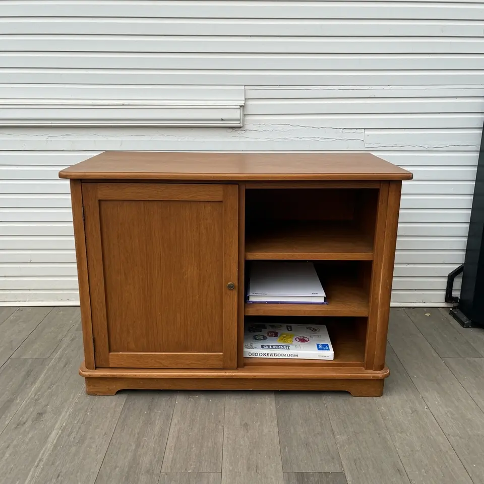 Storage cabinet with doors, good everyday condition - фото 1