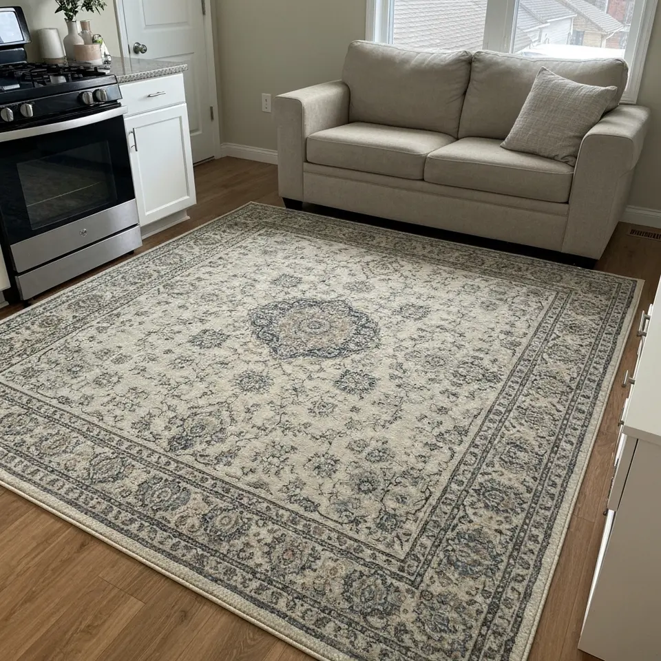 Kids playroom rug, clean and sturdy - фото 1