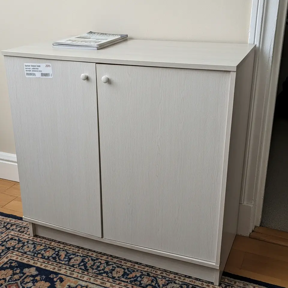 Oak TV cabinet, solid and tidy, tidy and sturdy - фото 1