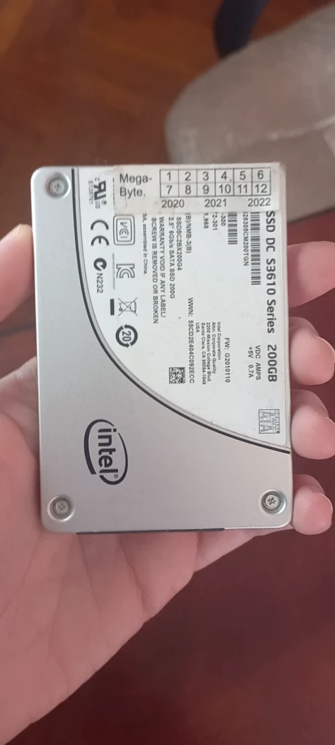💽 SSD Intel DC S3610 200GB - надійний серверний диск