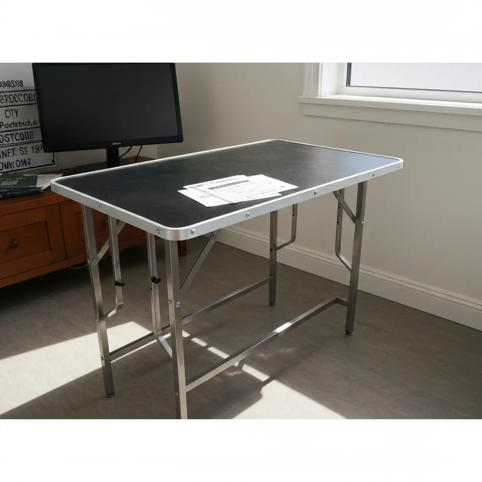 Stainless Dog Grooming Table, 36 Inch, Good Condition - фото 1
