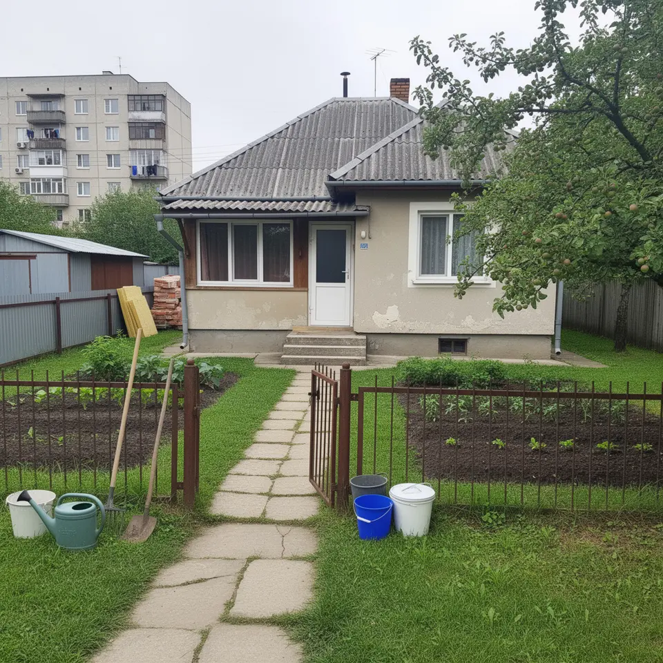 Продам дачу з садом та невеликим будинком - фото 1