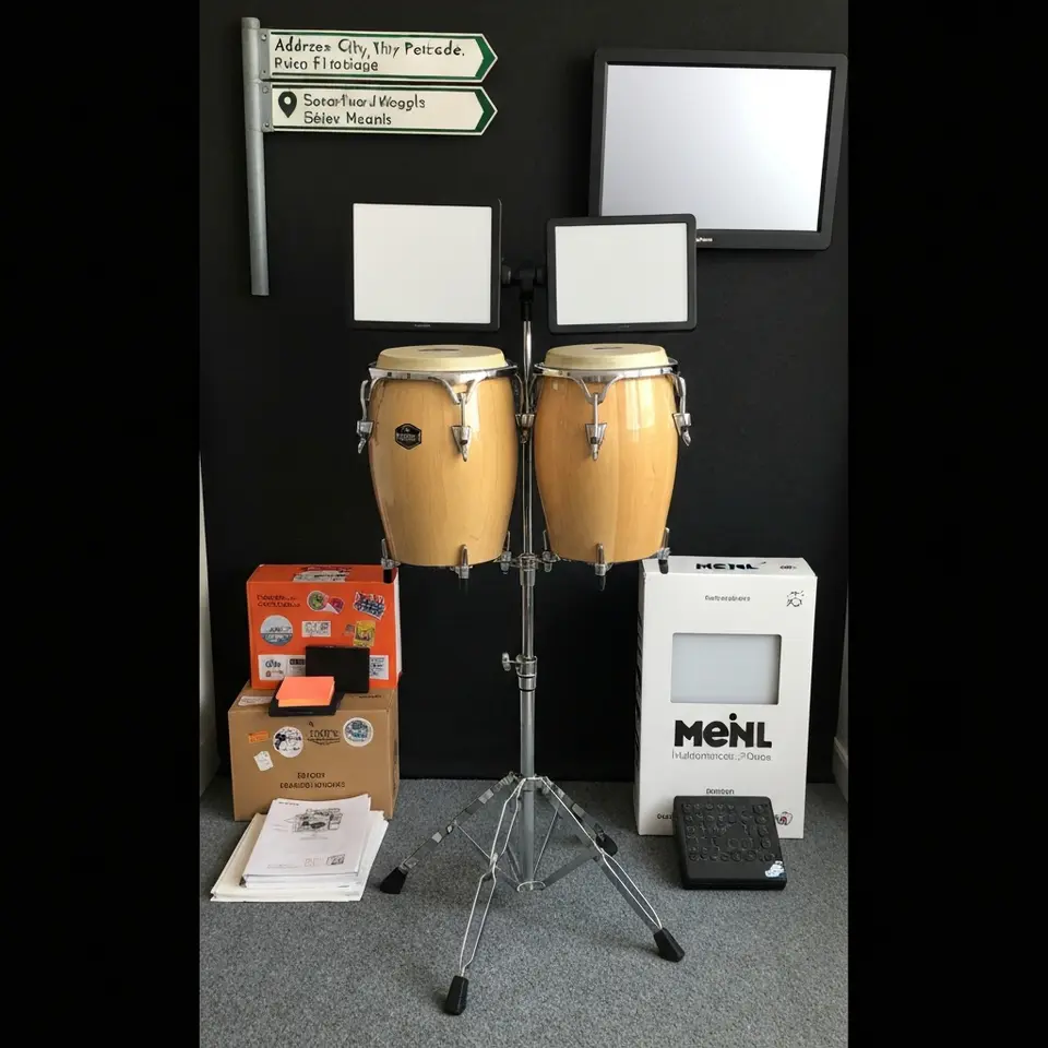 Meinl Headliner Series Congas Pair with Stand - фото 1