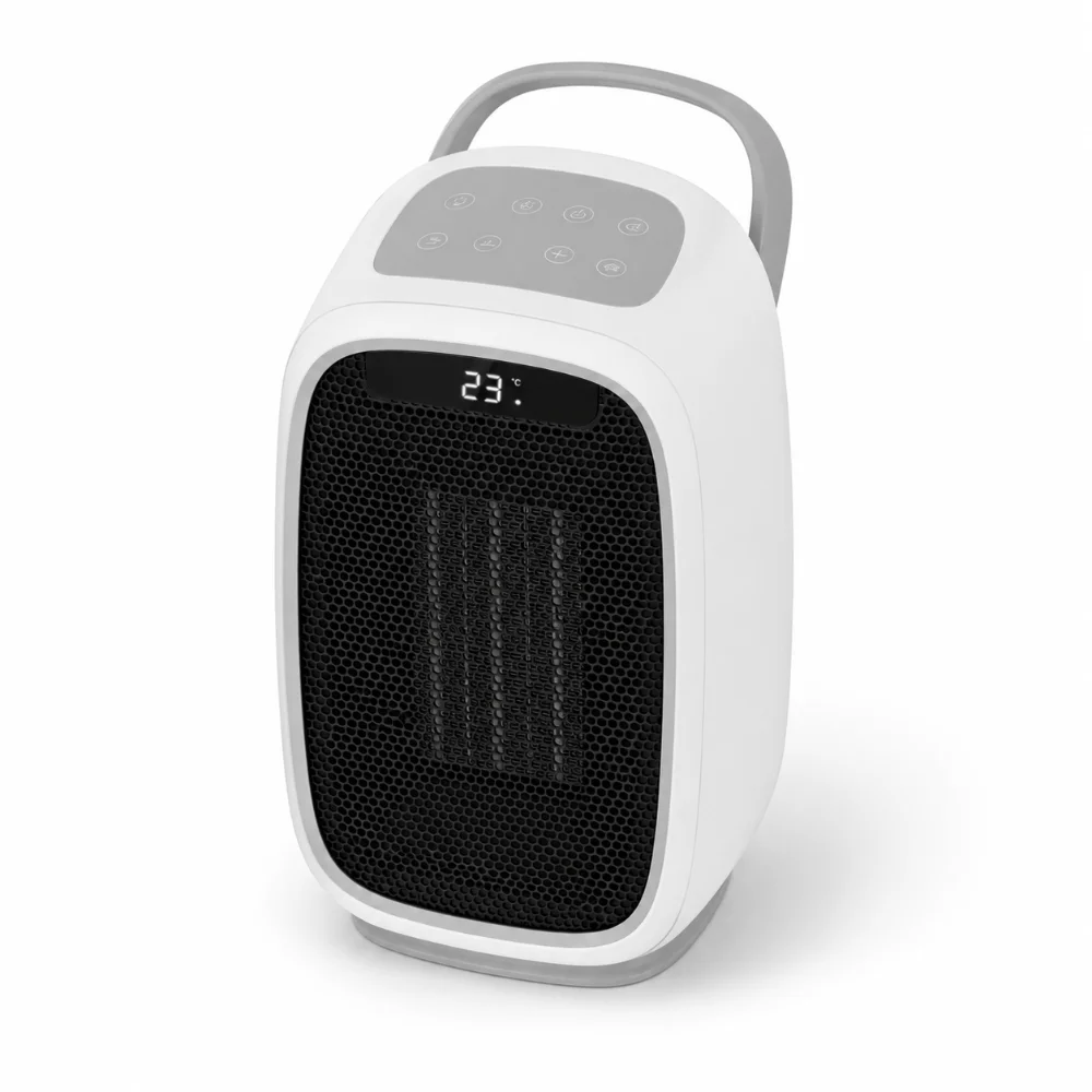 Portable Ceramic Space Heater with Digital Thermostat, 1500W - фото 3