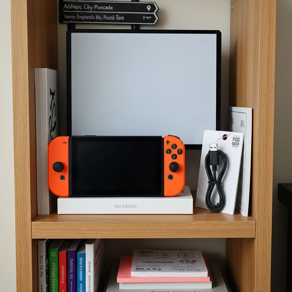 Nintendo Switch Pro Controller with USB-C Cable - фото 1