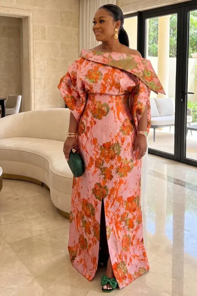 Rosé Royale Boubou | Khomo Fashion - фото 2