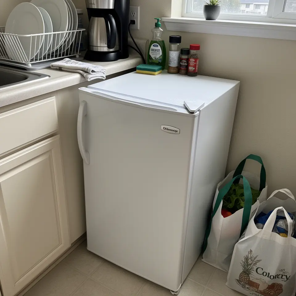 Mini Fridge for Bedroom, Garage or Office - фото 1