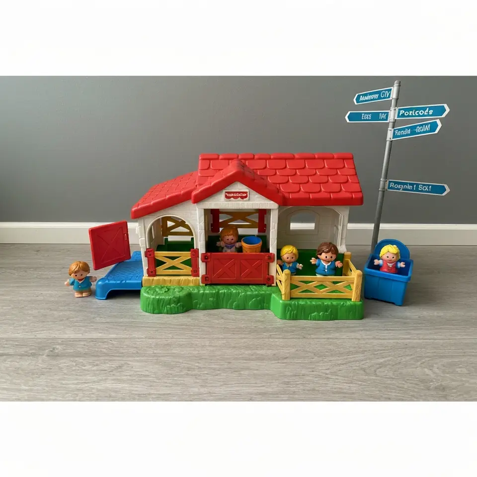 Fisher-Price Little People Farm Playset with Figures - фото 1