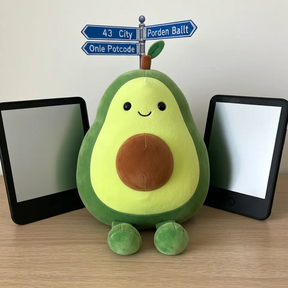 Jellycat Amuseable Avocado Plush 12 Inch - фото 1