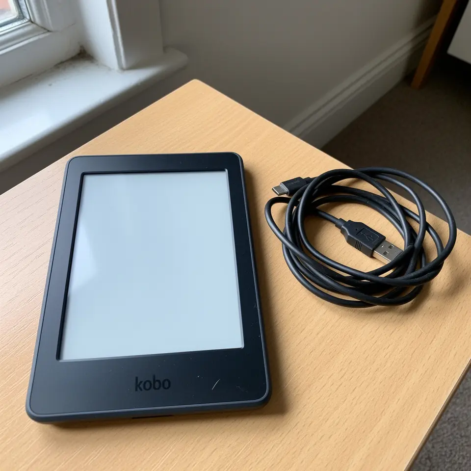Kobo eReader with charging cable - Leicester ready to collect - фото 1