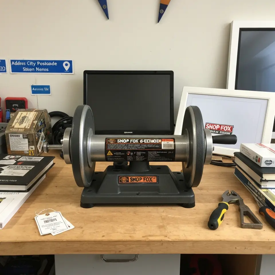 Shop Fox 6-inch Bench Grinder, Good Condition - фото 1